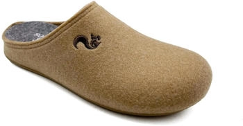 thies Recycled PET Slipper vegan camel W X braun