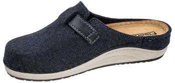 Fischer Pantoffel Filz Klettverschluss Hausschuh Kontrastsohle 646463