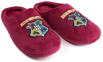 United Labels Hausschuhe Damen Hogwarts Slipper Bordeaux Rot