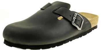 Rohde Grado Herren Sandale Pantoffeln Hausschuhe Clog 6698 schwarz Leder