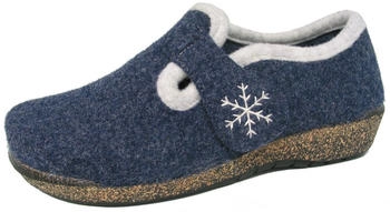 Fischer Conny Damen Hausschuhe blau jeansblau