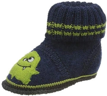 Beck Monster Hausschuh blau