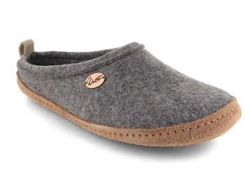 WoolFit Tundra Filzpantoffeln hellgrau
