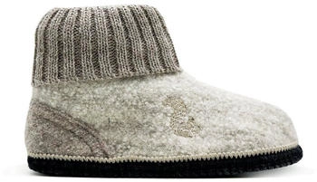 thies Mountain Wool Slipper reiner ökologischer Schurwolle beige