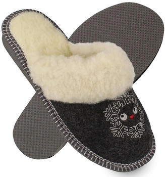 filsko Winter-Pantoffeln Schneeflocken