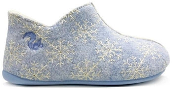 thies 1856 Kinder PET Schneestiefel Slipper blau schwarz