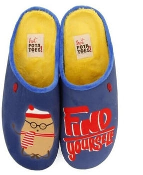 HOT POTATOES Fallsburg Slipper marineblau