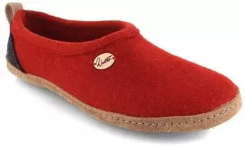 WoolFit Hausschuhe 'Highland' 100% Wolle rot