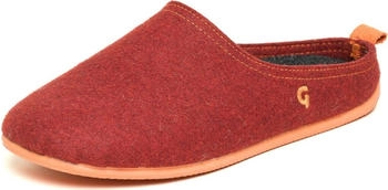 Gottstein Filzhausschuh Wool Slide-in rot orange