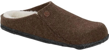 Birkenstock Zermatt Sherling Felt Hausschuhe mocha
