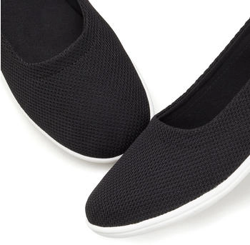 Vivance Dreams Slipper schwarz unifarben Mesh casual Vivance Dreams Slipper schwarz unifarben Mesh casual