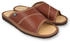 filsko Veere offene Lederschuhe braun