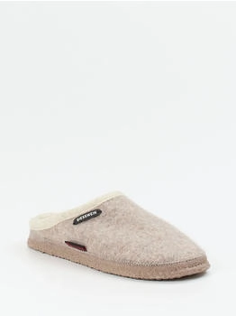 Giesswein Hausschuh beige flacher Absatz Damen