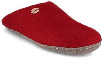 WoolFit Filz Puschen Tibet dunkelrot