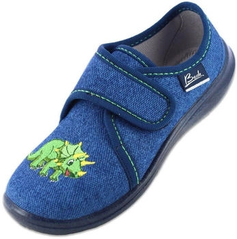 Beck Happy Dino Hausschuhe blau