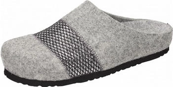 Manitu Hausschuh 320554 Filz grau silber