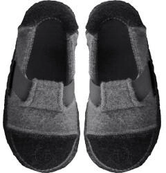 Nanga Hausschuh Slipperform in blau schwarz braun grau rot weiß
