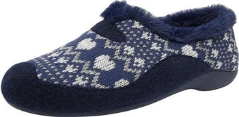 Varomed Hausschuhe Carla blau schwarz 31353031303231