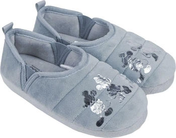 Disney Minnie and Mickey Mouse Slippers grau