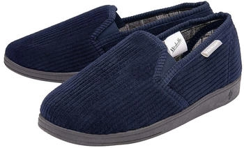 Dunlop Slippers with Check Pattern and Memory Foam marine