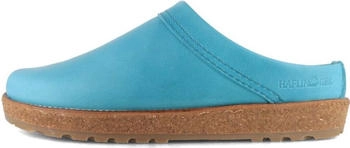 Haflinger Leather Clogs t&uuml;rkis