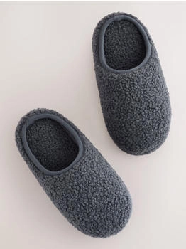 Next Fashion Slippers dunkelgrau