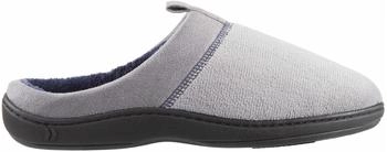 Isotoner Jared Slip on Slipper microterry ash