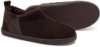 VANUBA Vanuba Herren Pantoffeln Dorper Lammfell-Hüttenschuhe | geschlossene Hausschuhe in Gr. 40-47 und 4 Farben, handgefertigt braun