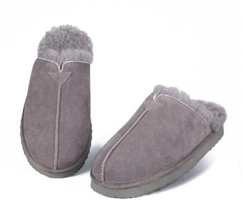 RAIKOU Plush Slippers anthrazit/braun/schwarz/coffee
