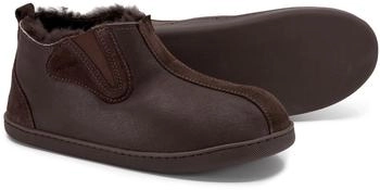 VANUBA Genuine Leather Slipper braun