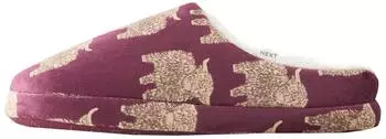 Next Fashion Slippers hellbraun/burgunder