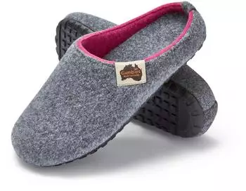 Gumbies Slipper grau/pink