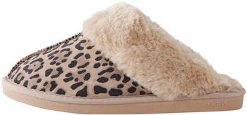 Next Fashion Suede mule with faux fur lining slipper