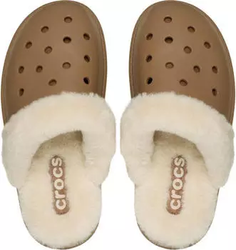 Crocs Classic Fuzz Scuff sepia