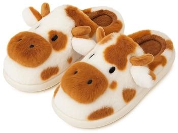 Corimori Slippers 01 Plush hellbraun