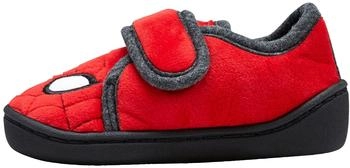 Next Fashion Slippers dunkelgrau/rot