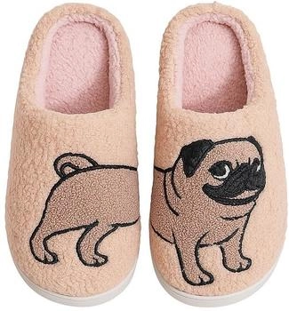 Corimori Slippers with cute motifs 03 Pug
