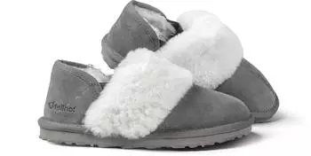 Fellhof PRIMO Sheepskin Slippers grau