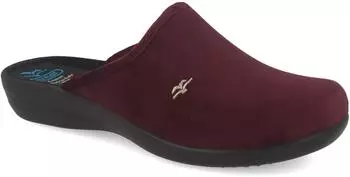 Fly Flot Slipper Wedge Heel House Shoe Robust Outsole (330043) violett