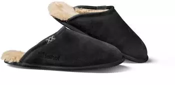 Fellhof Lambswool Slippers Trendy (45) schwarz