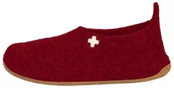 Living Kitzbühel Schurwolle - Slipper dark cherry/rot