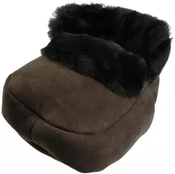 Harrys-Collection High Lambskin Boots with Solid Sole braun