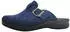 Fly Flot Women's House Shoe Felt Slipper with Strap and Buckle (320302) blau
