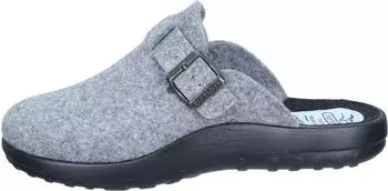 Fly Flot Felt Slipper with Buckle (220090) grau
