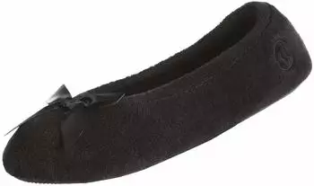 Isotoner Ballerina Frottee schwarz