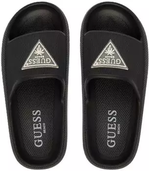 Guess Rubber Slippers schwarz