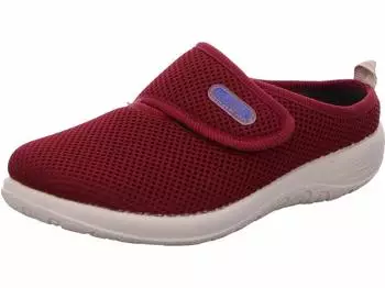 Fly Flot Women's Slipper House Shoe Mesh Wide Velcro (320308) rot