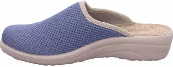 Fly Flot House Slipper Wedge Heel Mesh (330057) blau