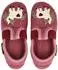Haflinger Jonas Kids Slipper House Shoe with Elastic Band rose