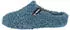 VERBENAS Homeslipper Clog in Cosy Look blau